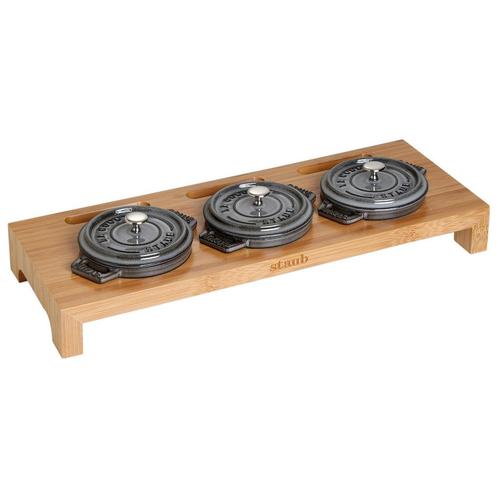 GGM Gastro | STAUB | SPECIALITIES - Serveerplank voor 3 mini, Zakelijke goederen, Horeca | Overige, Verzenden