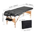 Opvouwbare Massage Tafel 28 met Hoofdsteun en Draagtas, Verzenden, Nieuw