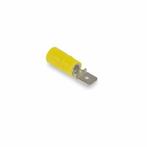 Cimco kabelschoen vlakstekker 4 - 6mm2 geel 100 stuks, Ophalen of Verzenden, Nieuw