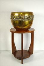 Bijzettafel (2) - Plantentafel, bijzettafel, Amsterdamse, Antiek en Kunst