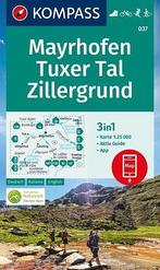Wandelkaart 037 Mayrhofen, Tuxer Tal, Zillergrund Kompass, Nieuw, Verzenden
