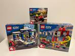 Lego Set - City - Police Station Chase, Fire Station and, Nieuw