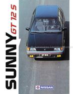 1987 NISSAN SUNNY GT 12 S BROCHURE FRANS, Boeken, Auto's | Folders en Tijdschriften, Nieuw, Nissan, Author