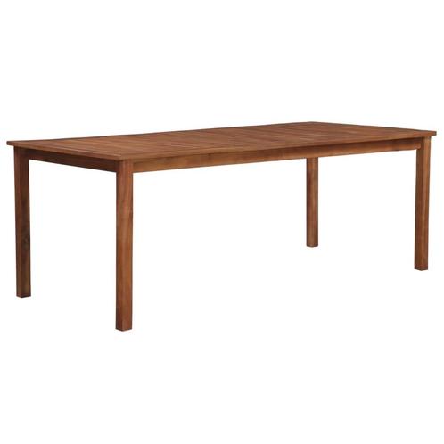 vidaXL Tuintafel 200x100x74 cm massief acaciahout, Tuin en Terras, Tuintafels, Nieuw, Hout, Verzenden