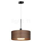 Bruck Cantara Hout Hanglamp LED, zwart/lampenkap eikenhout d, Huis en Inrichting, Lampen | Hanglampen, Verzenden, Nieuw