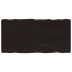 vidaXL Tafelblad natuurlijke rand 120x60x(2-6)cm eikenhout, Huis en Inrichting, Tafels | Eettafels, Verzenden, Nieuw