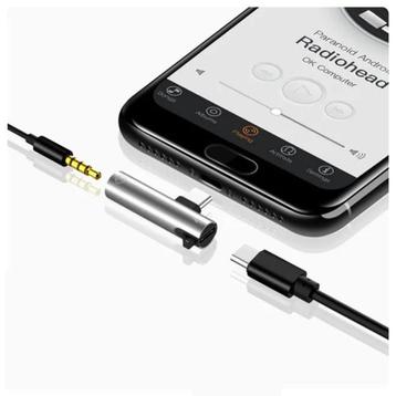 USB-C Oplader & AUX Splitter - Headphone Audio Splitter beschikbaar voor biedingen