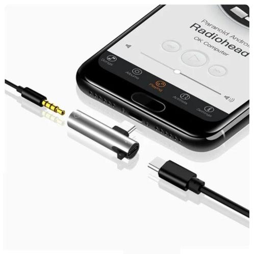 USB-C Oplader & AUX Splitter - Headphone Audio Splitter, Telecommunicatie, Mobiele telefoons | Batterijen en Accu's, Nieuw, Verzenden