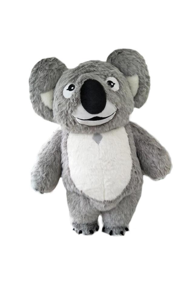 KIMU® Groot Opblaas Kostuum Koala Grijs 3 Meter Opblaasbaar, Kleding | Heren, Carnavalskleding en Feestkleding, Kleding, Nieuw