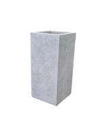 Plantenbak Fiberclay 34x34x70 cm Grijs, Tuin en Terras, Bloembakken en Plantenbakken, Verzenden, Nieuw
