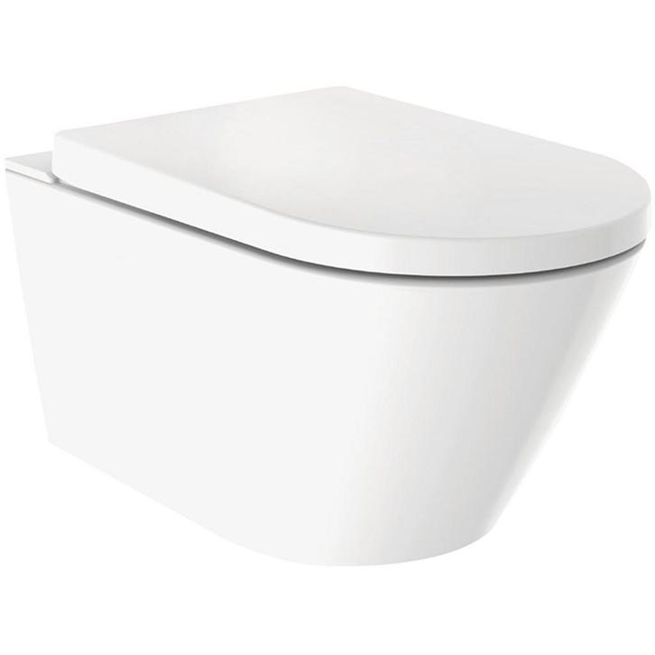 Wiesbaden Vesta Rimless Wand Douche-WC - Wit, Doe-het-zelf en Verbouw, Sanitair, Nieuw, Ophalen of Verzenden