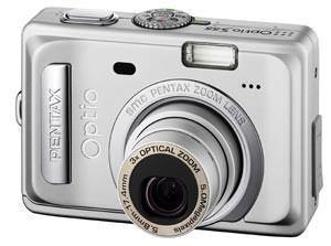 Pentax Optio S45 Digitale Compact Camera - Zilver, Audio, Tv en Foto, Fotocamera's Digitaal, Zo goed als nieuw, Verzenden