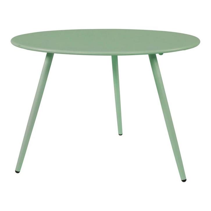 Rafael bijzettafeltje Ø45x35 cm staal - groen, Huis en Inrichting, Stoelen, Nieuw, Ophalen of Verzenden