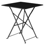 Bolero vierkante stalen klaptafel zwart 60cm, Verzenden, Nieuw in verpakking