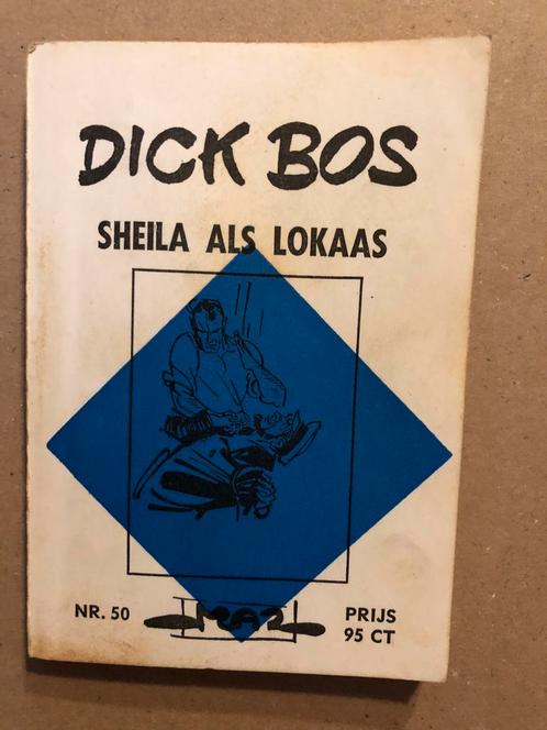 Dick Bos - nr. 50 - Sheila als Lokaas - zeldzaam, Verzamelen, Stripfiguren, Boek of Spel, Gebruikt, Ophalen of Verzenden