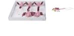 Vogeltjes Roze met clip 6 stuks, Ophalen of Verzenden, Nieuw