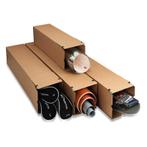 Langwerpige doos enkelgolf 860 x 105 x 105 mm bruin | 10 stu, Zakelijke goederen, Ophalen of Verzenden