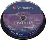 Verbatim | DVD+R | 4.7 GB | Matt Silver | 10 Stuks, Verzenden, Nieuw