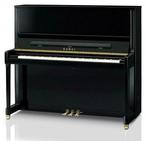 DE KAWAI K-600 AS, met sostenuto-middelste pedaal!, Nieuw, Piano, Hoogglans, Zwart