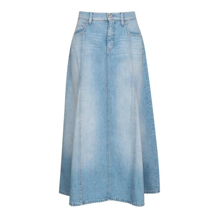 Cambio • blauwe denim rok Hannah • 36, Kleding | Dames, Rokken, Blauw, Nieuw, Maat 36 (S), Verzenden