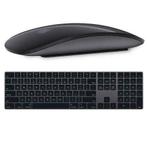 Apple Magic Keyboard met Numpad + Magic Mouse 2 Space Gray, Ophalen of Verzenden, Zo goed als nieuw