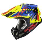 Scorpion VX-22 Air Neox Neon Geel-Blauw-Rood Crosshelm, L, Nieuw met kaartje, Overige merken, Heren