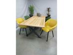 hartman tuinset sophie element met kruispoot teaktafel 240, Tuin en Terras, Nieuw, Stoel, 6 zitplaatsen, Tuinset