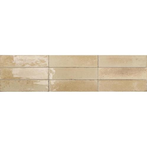 Wandtegel Dune Agadir 7x28 cm Arena (Prijs per M2), Doe-het-zelf en Verbouw, Sanitair, Ophalen of Verzenden