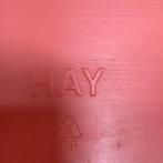 Tweedehands Hay eetkamerstoel rose /oranje, kunststof - hout, Huis en Inrichting, Stoelen, Ophalen of Verzenden, Nieuw, Stof, Eén