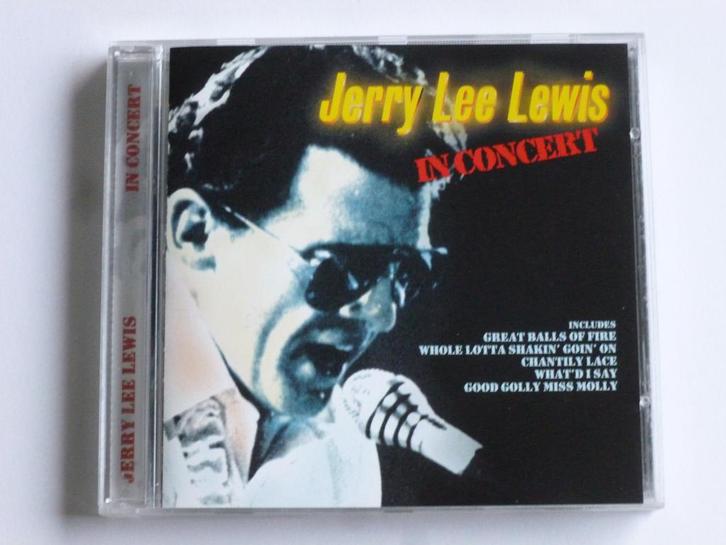Jerry Lee Lewis - In Concert, Cd's en Dvd's, Cd's | Pop, Zo goed als nieuw, Verzenden