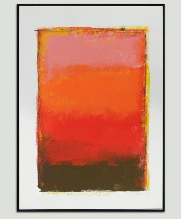 Ronald Hunter - Orange sunset, Antiek en Kunst, Kunst | Schilderijen | Modern