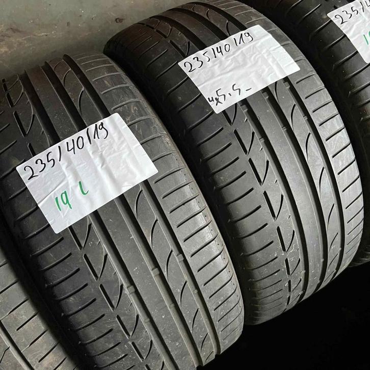 2 x Bridgestone Potenza S001 235-40-19 Zomerbanden 5,5mm, Auto-onderdelen, Banden en Velgen, 19 inch, Zomerbanden, 235 mm, Personenwagen