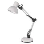 Emos bureaulamp Lucas wit 48cm hoog voor 1x E27 lamp max 25W, Ophalen of Verzenden, Nieuw