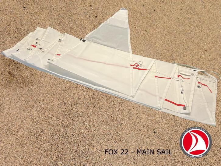 Fox 22 grootzeil, Watersport en Boten, Zeilen en Zeiltoebehoren, 6 meter of meer, Minder dan 15 m², Nieuw, Grootzeil