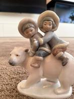 Lladró - Jose Puche - sculptuur, Eskimo Riders - 18 cm -, Antiek en Kunst