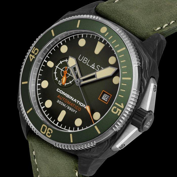 Ublast - Combination - Carbon & Titanium - UBCO42GN - Ltd., Sieraden, Tassen en Uiterlijk, Horloges | Heren