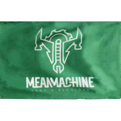 Zany x Beholder Mean Machine Flag Green (Flags), Diversen, Vlaggen en Wimpels, Nieuw, Verzenden