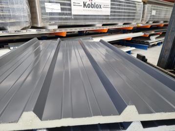 dakplaten, antraciet, 12st. 1600 mm€8,- p/m2,sandwichpanelen beschikbaar voor biedingen