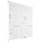 vidaXL Rolgordijn voor douche 140x240 cm splash, Huis en Inrichting, Badkamer | Badtextiel en Accessoires, Verzenden, Nieuw, Grijs