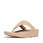 -10% FitFlop  FitFlop Lulu leather toepost  maat 41, Verzenden, Nieuw, Beige