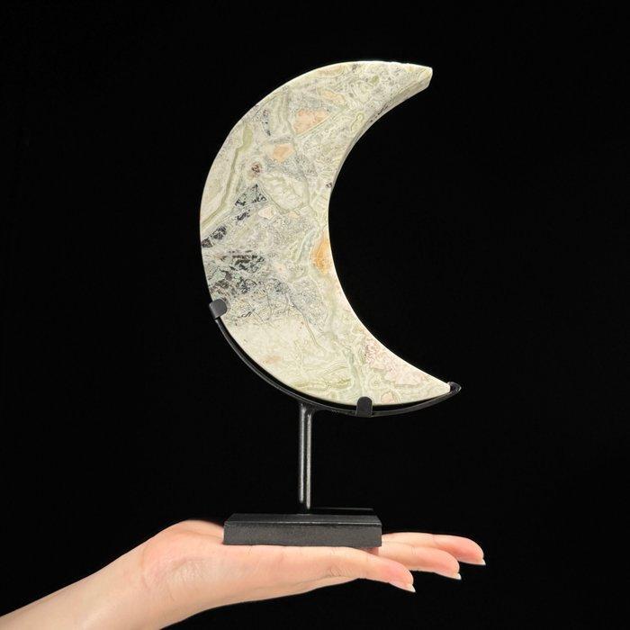 Geen minimumprijs - Prachtige Onyx Crescent Moon-Shaped op, Antiek en Kunst, Kunst | Designobjecten