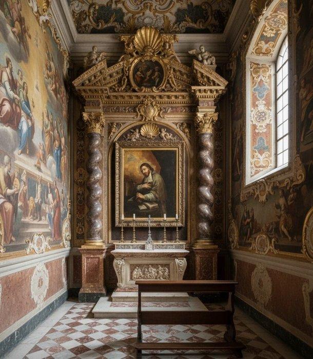 Sebastiano Conca (1680-1764), Navolger van - Meditation of, Antiek en Kunst, Kunst | Schilderijen | Klassiek