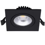 Led Inbouwspot 6W Dimbaar Zwart 2700K IP22, Huis en Inrichting, Lampen | Plafondlampen, Nieuw, Trendy verlichting, Verzenden