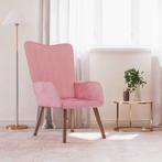 vidaXL Relaxstoel fluweel roze, Huis en Inrichting, Fauteuils, Verzenden, Nieuw