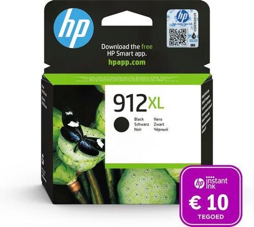 HP 912XL - Inktcartridge zwart + Instant Ink tegoed, Computers en Software, Overige Computers en Software, Zo goed als nieuw, Ophalen of Verzenden