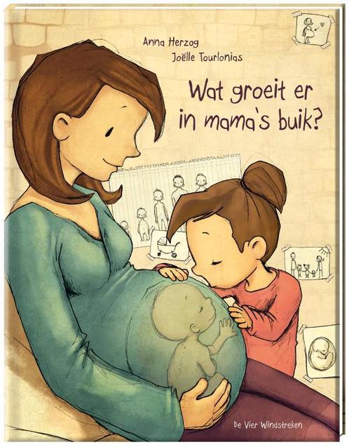 Wat groeit er in mamas buik? / Een Vier Windstreken, Boeken, Zwangerschap en Opvoeding, Zo goed als nieuw, Verzenden