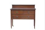 Credenza - Mahonie, Metaal - Mobiele toilet/console