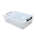 HL Opbergbox met deksel en wieltjes - 30 Liter - Stapelbaar, Ophalen of Verzenden, Nieuw