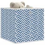 vidaXL Opbergboxen 4 st inklapbaar 32x32x32 cm ongeweven, Huis en Inrichting, Verzenden, Nieuw