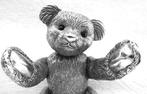 Beeldje - Silver filled Teddy Bear - Zilver